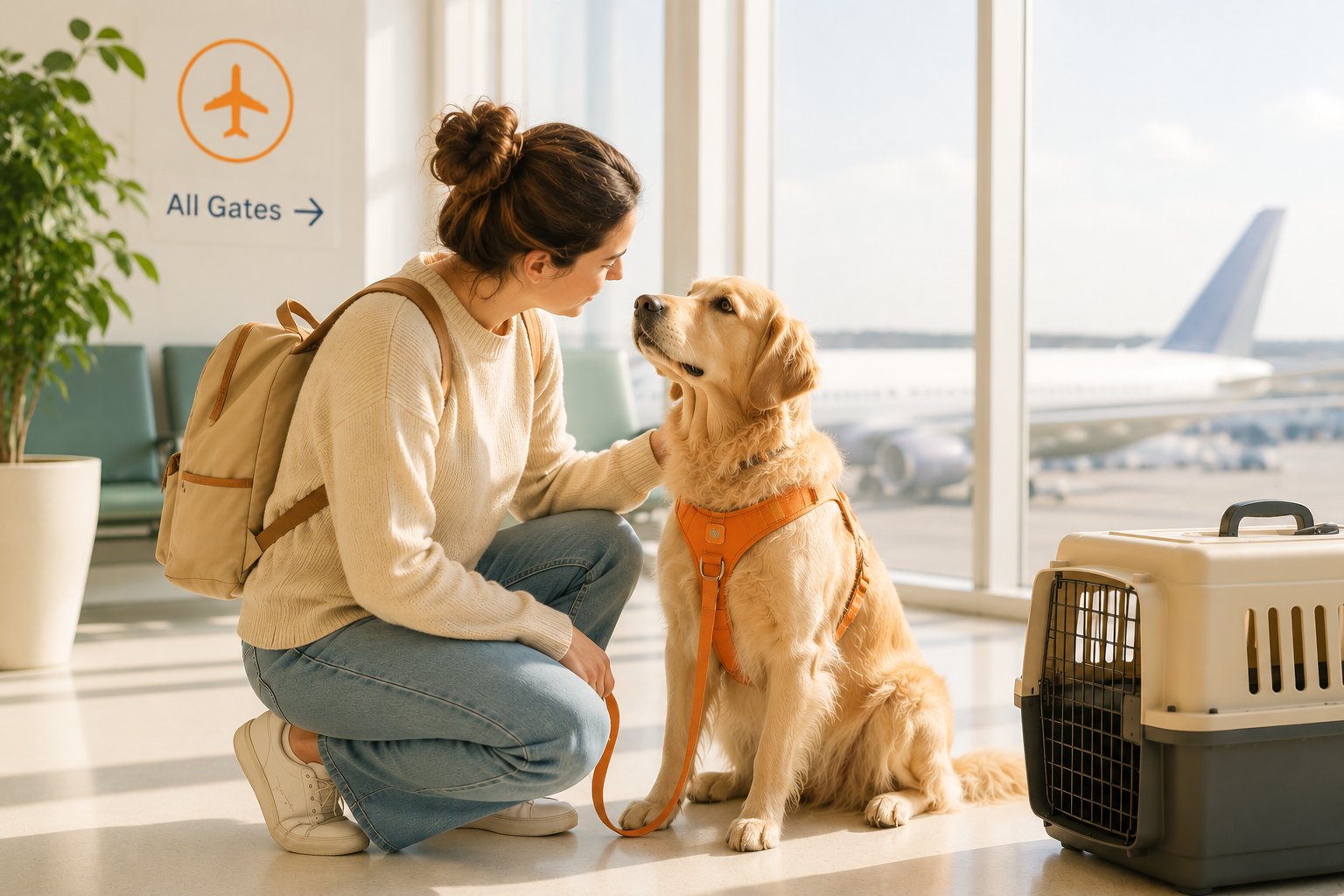 flying with your dog- the right choice